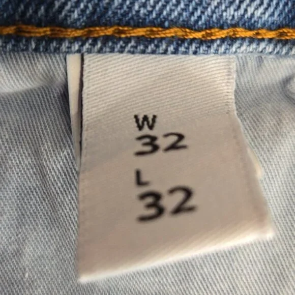 Amendi Rosie - Light Me Up High Rise Cotton Denim Stone Washed W32 L32 - Picture 10 of 16